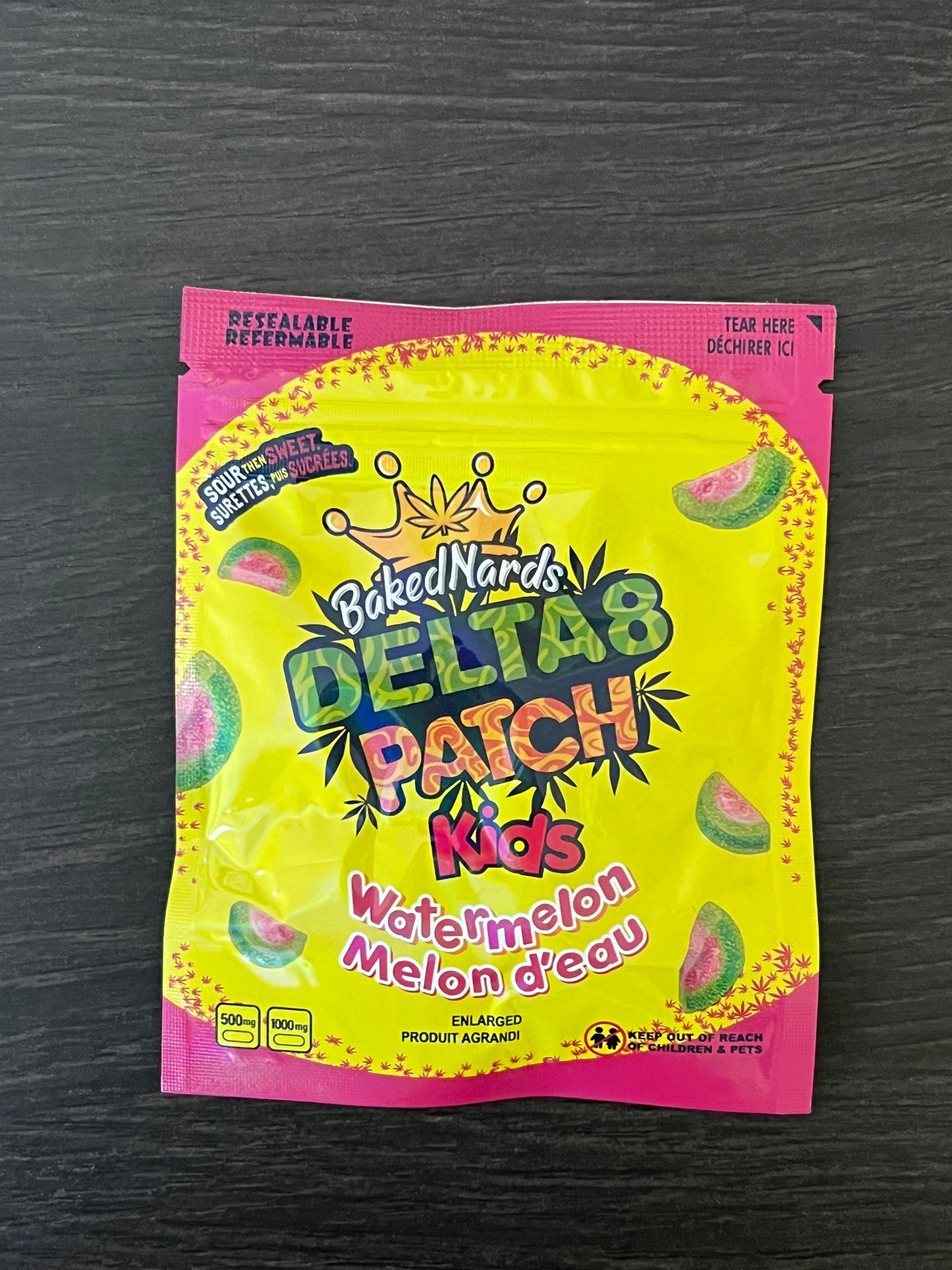 BakedNards Delta8 Patch Gummies - 1000mg THCA - Bittchaser