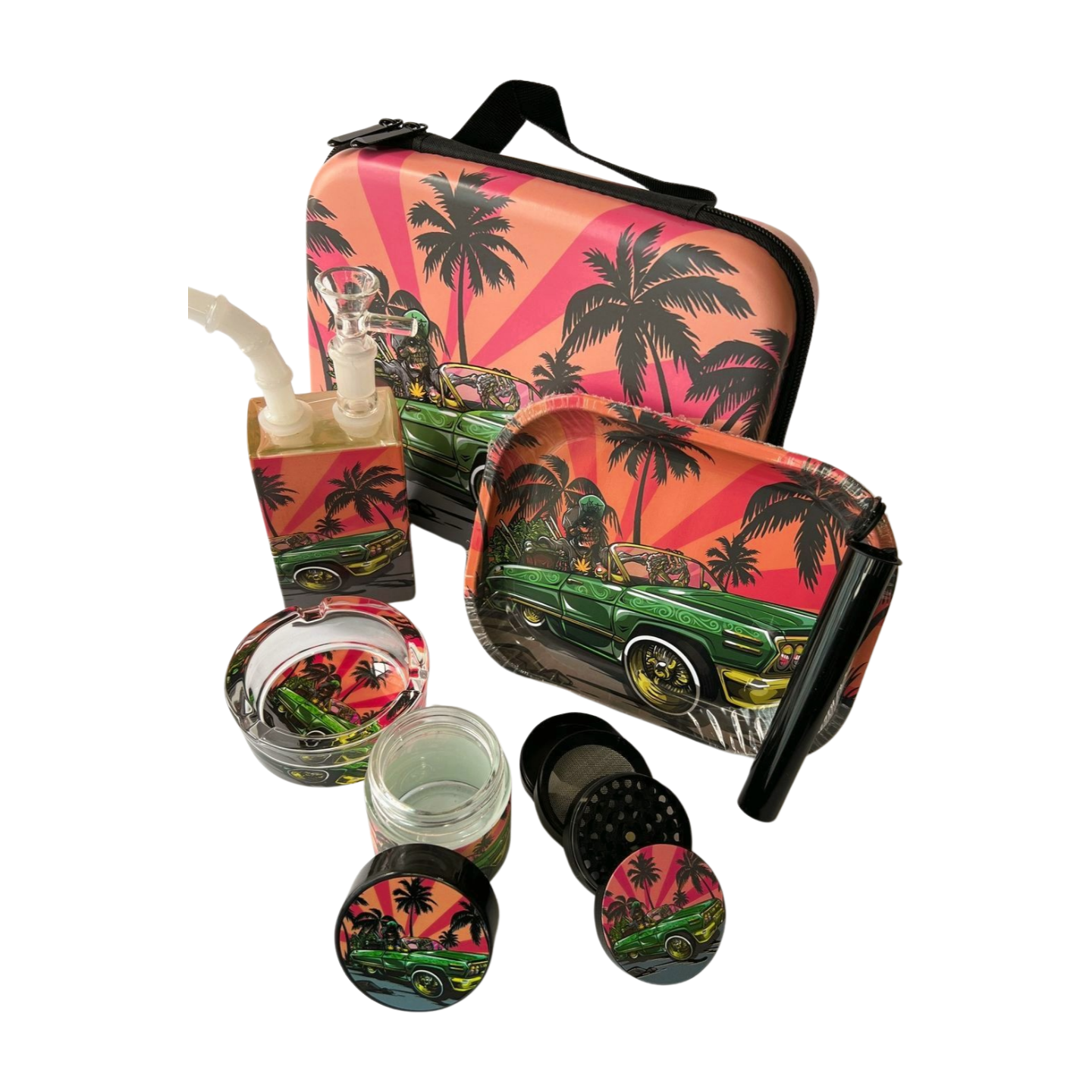 Sunset Coast Cruise Juice Bong Gift Set - Bittchaser