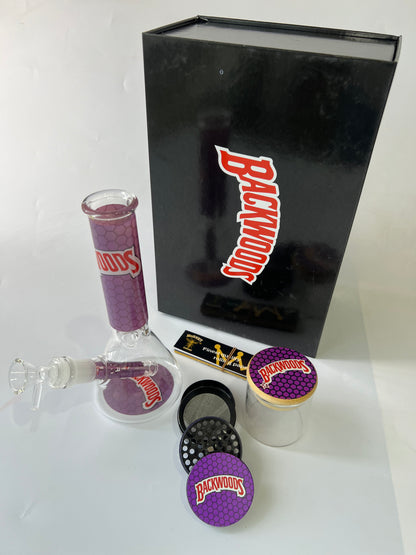 Backwoods Berry 11" Glass Bong Kit - Bittchaser