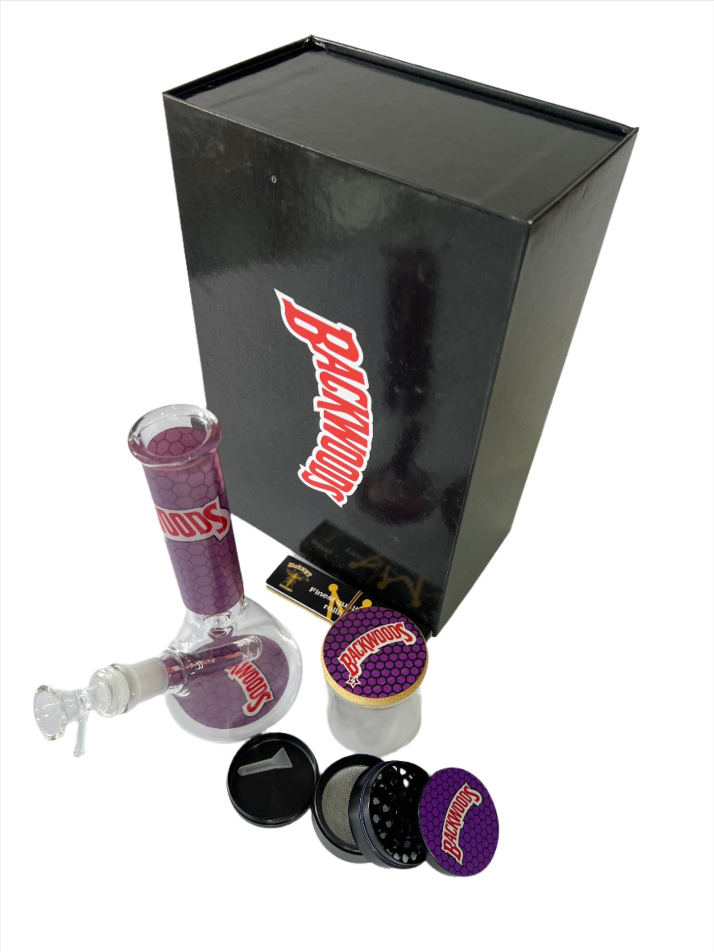 Backwoods Berry 11" Glass Bong Kit - Bittchaser