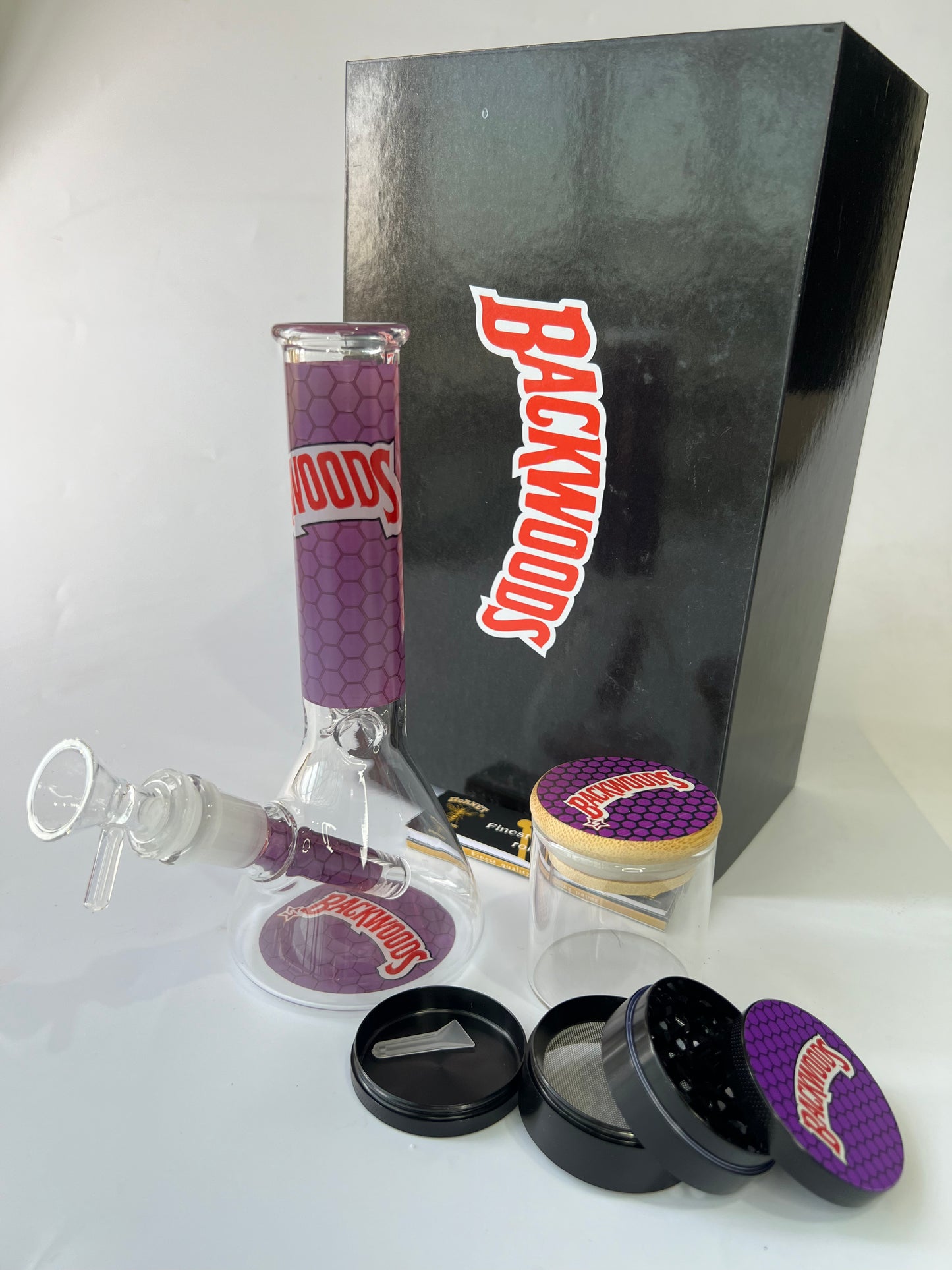 Backwoods Berry 11" Glass Bong Kit - Bittchaser