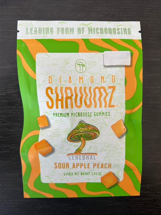 Diamond Shruumz Sour Apple Peach – Micro Dose