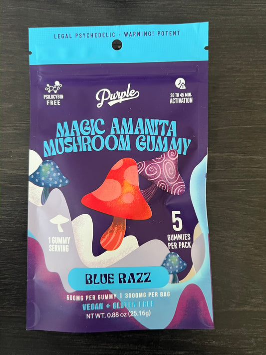 Purple Magic Amanita Mushroom Gummy