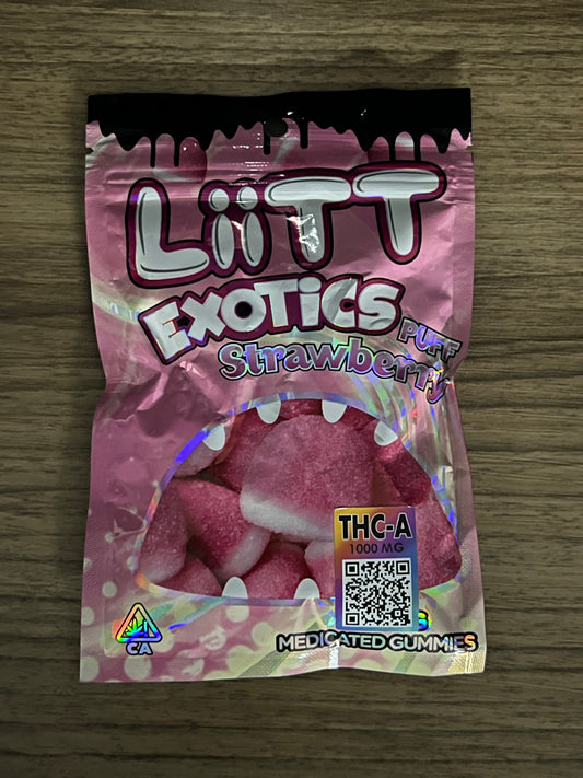 LiiTT Exotics Medicated Gummies - 1000mg THCA