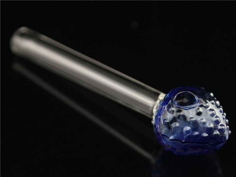 Hippster classic glass smoking pipe|Blue Studs