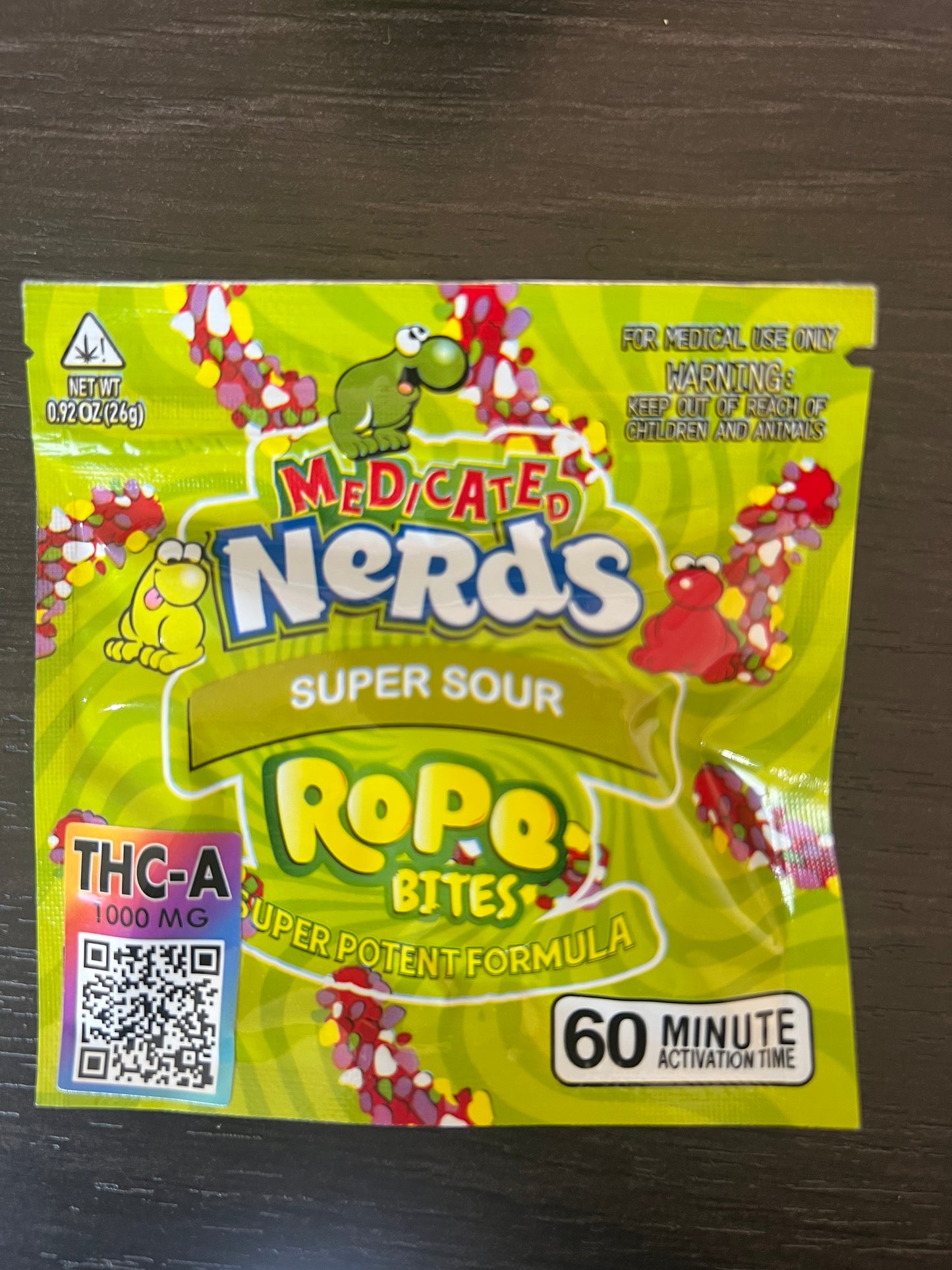 Medicated Chewy Nerds Gummies - 1000mg THCA
