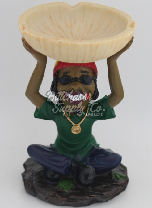 Rasta Resin Medium Ashtray - [ASH-024-2]