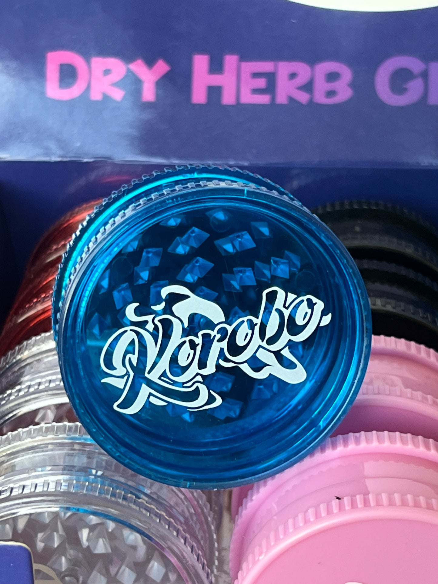 Korobo 60mm 2-Part Acrylic Plastic Grinders