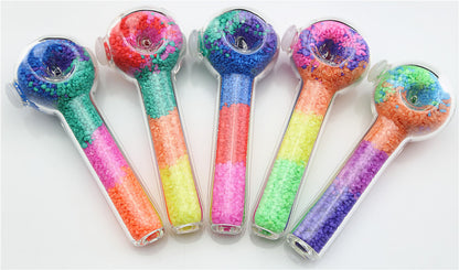 Hippculture Glass smoking pipe|Multicolored - Bittchaser