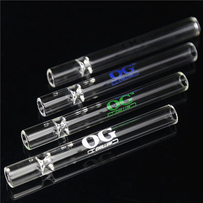 OG Chillum Glass smoking pipe straight design - Bittchaser