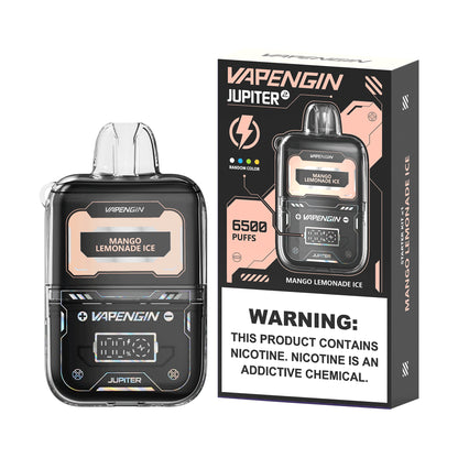 Vapengin 6500 Puffs 50mg Disposable Vape - Mango Lemonade Ice Flavour - Bittchaser