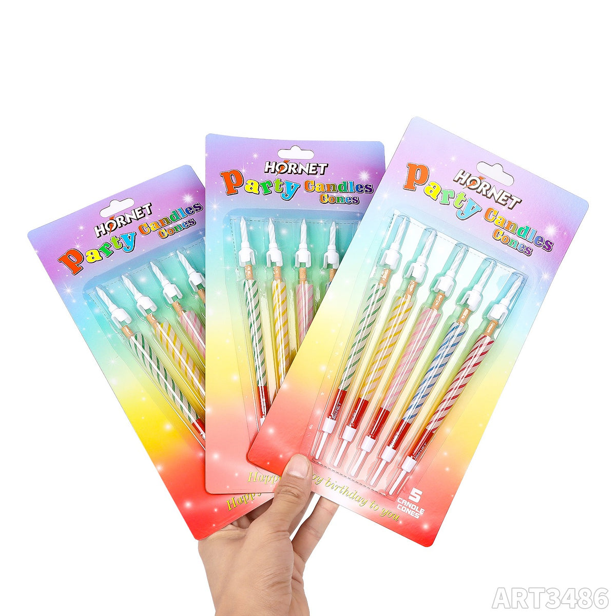 Hornet King Size Pre-Rolled Birthday Trumpet Cones
