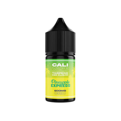 CALI VAPE 500mg Broad Spectrum CBD E-liquid 10ml (60PG/40VG) - Bittchaser Smoke Shop
