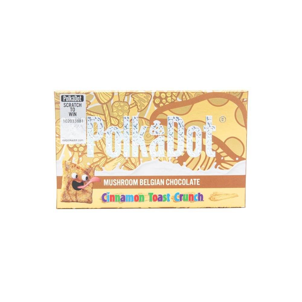 PolkaDot Cinnamon Toast Crunch Mushroom Belgian Chocolate Bar - Bittchaser Smoke Shop