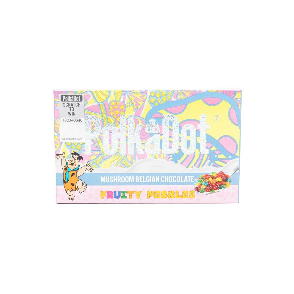PolkaDot Fruity Pebbles Mushroom Belgian Chocolate Bar - Bittchaser Smoke Shop