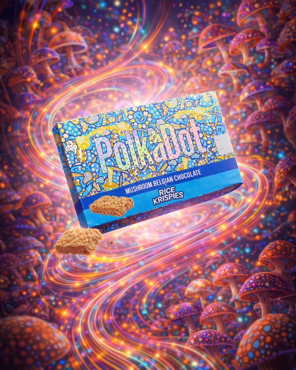 PolkaDot Mushroom Belgian Chocolate Bars - Bittchaser Smoke Shop