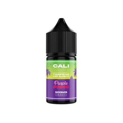 CALI VAPE 500mg Broad Spectrum CBD E-liquid 10ml (60PG/40VG) - Bittchaser Smoke Shop