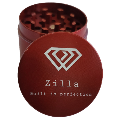 Zilla 40mm (Extra Small) Zinc Metallic Alloy Herb Grinders