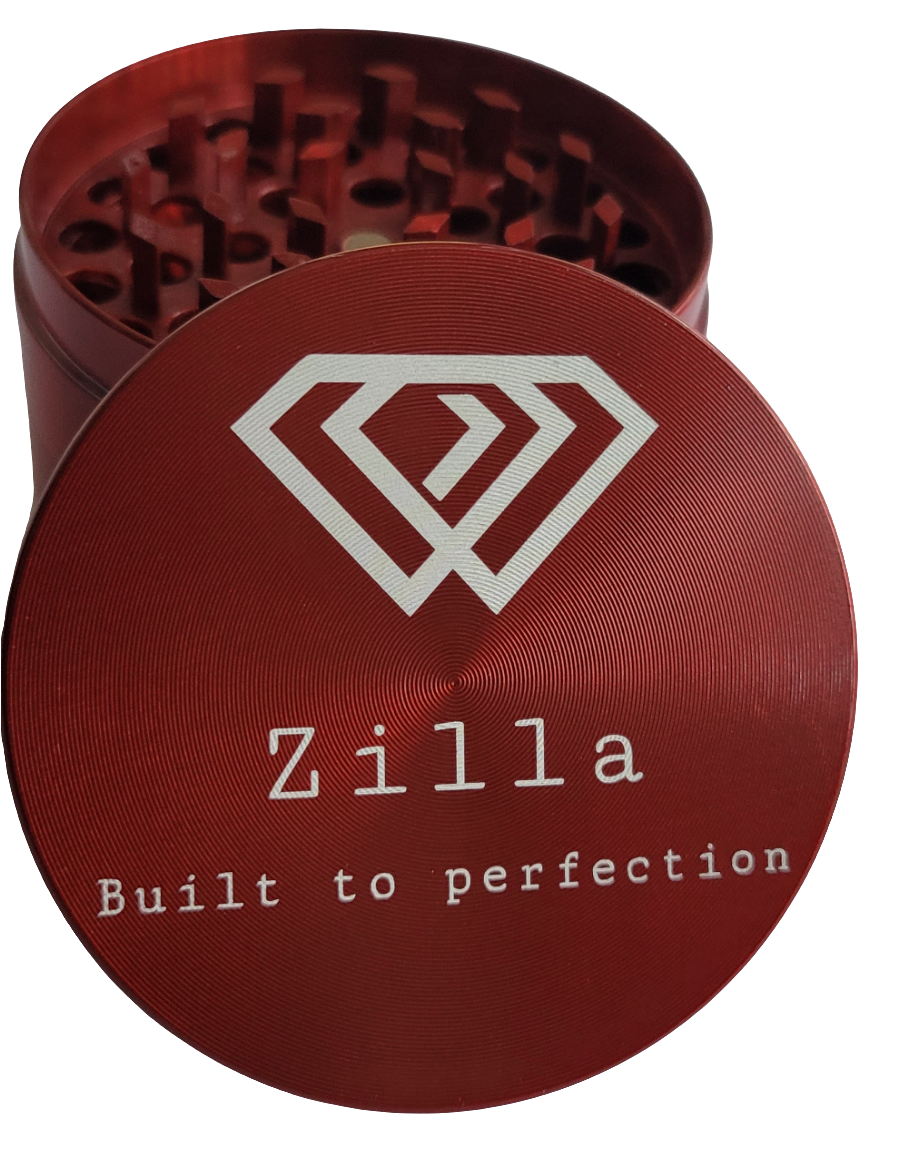 Zilla 50mm (Small) Zinc Metallic Alloy Herb Grinders