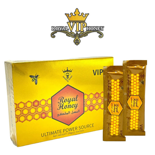 Royal Honey VIP (Pack of 12 Sachets 20g Each)