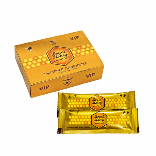 Royal Honey VIP (Pack of 12 Sachets 20g Each)