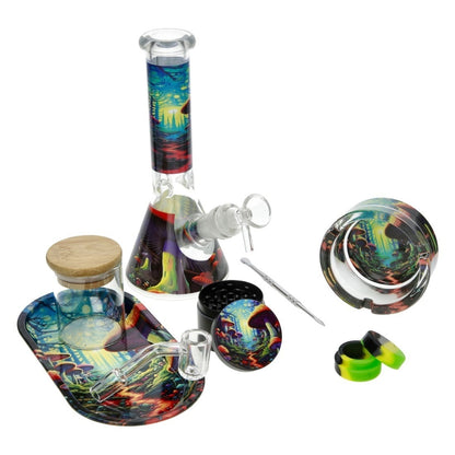 Mushrooms Multi-Accessory Bong Set