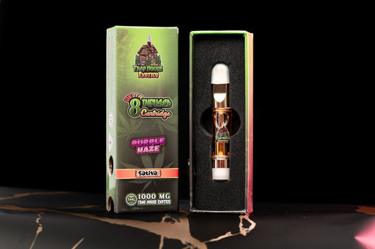 Trap House Exotics Purple Haze Delta-8 THC Vape Cartridge (1000mg) - Bittchaser Smoke Shop