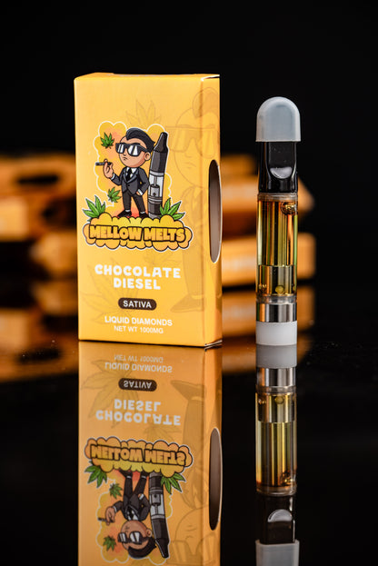 Mellow Melts STVA (1000mg) Liquid Diamonds Delta-8 Blend Vape Cartridges