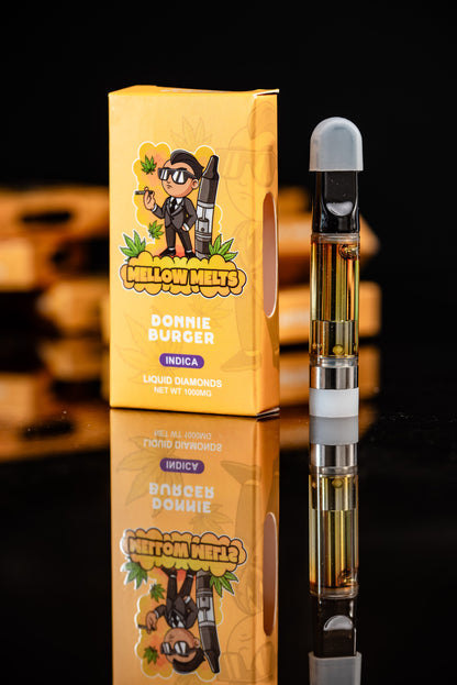 Mellow Melts Ind^ca (1000mg) Liquid Diamonds Delta-8 Blend Vape Cartridges