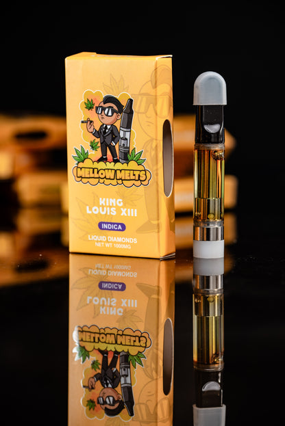 Mellow Melts Ind^ca (1000mg) Liquid Diamonds Delta-8 Blend Vape Cartridges