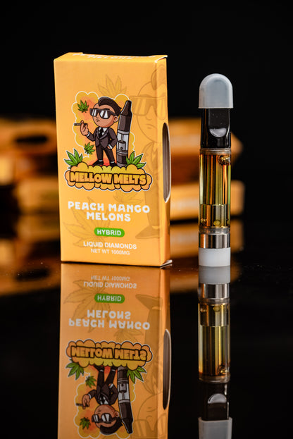 Mellow Melts Hybrid (1000mg) Liquid Diamonds Delta-8 Blend Vape Cartridges