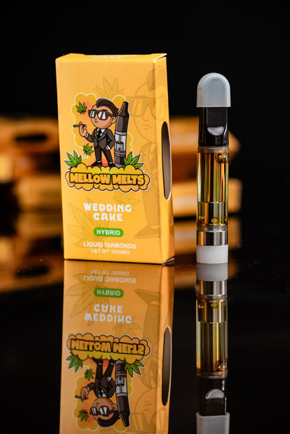 Mellow Melts Hybrid (1000mg) Liquid Diamonds Delta-8 Blend Vape Cartridges