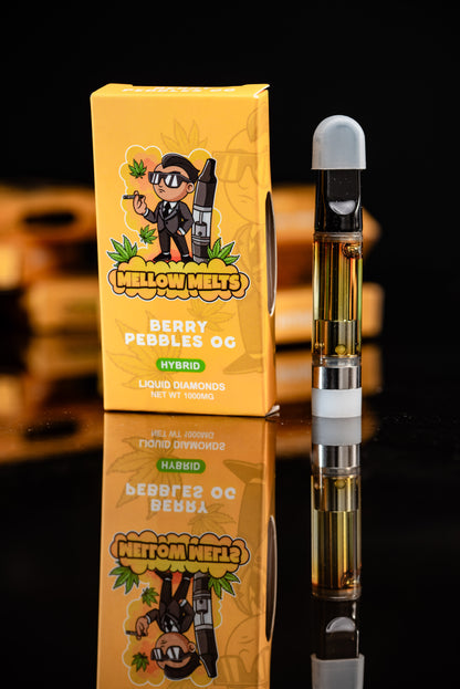 Mellow Melts Hybrid (1000mg) Liquid Diamonds Delta-8 Blend Vape Cartridges