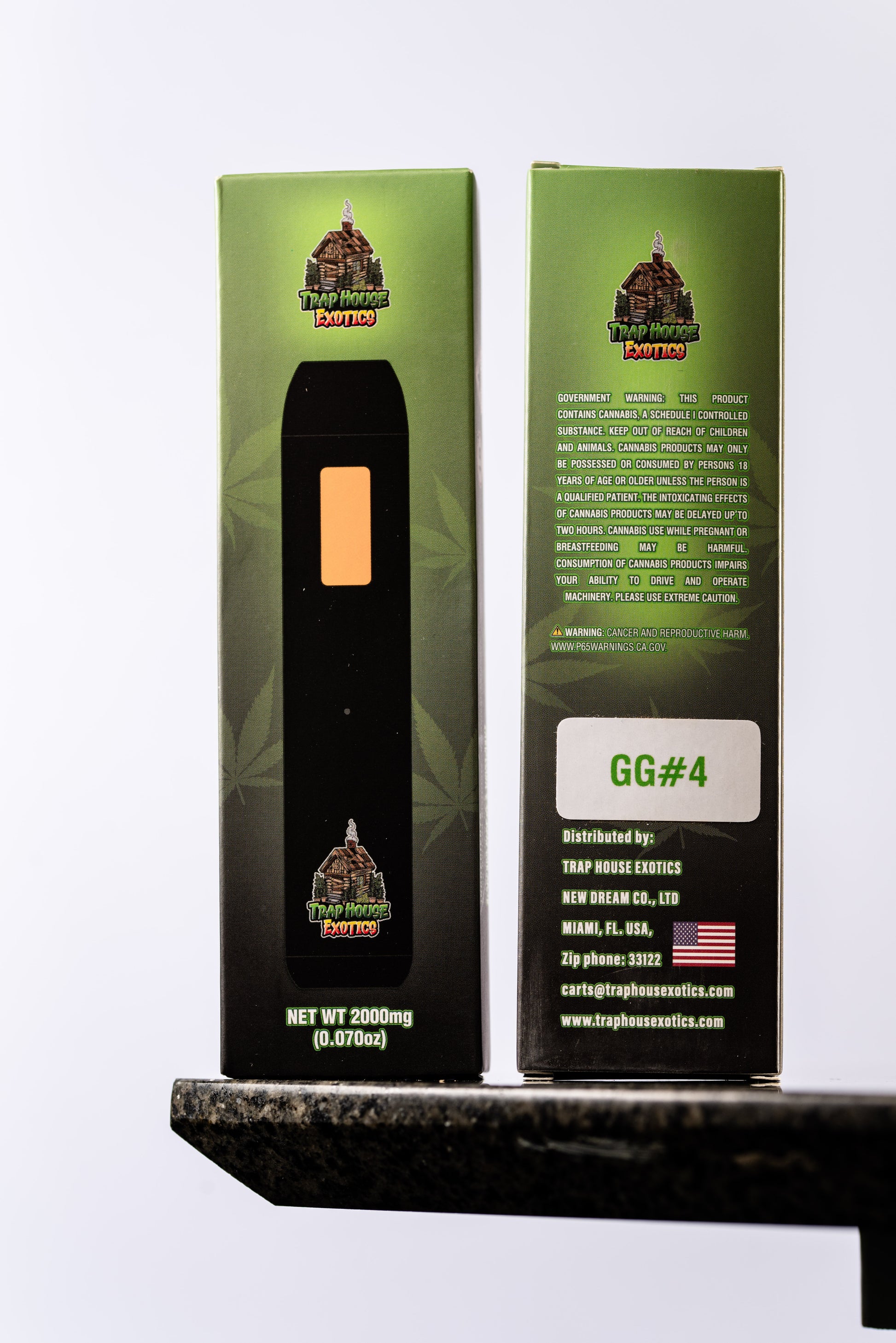 Trap House Exotics All-in-One Disposable 2000mg Delta 8 Vapes - Bittchaser Smoke Shop