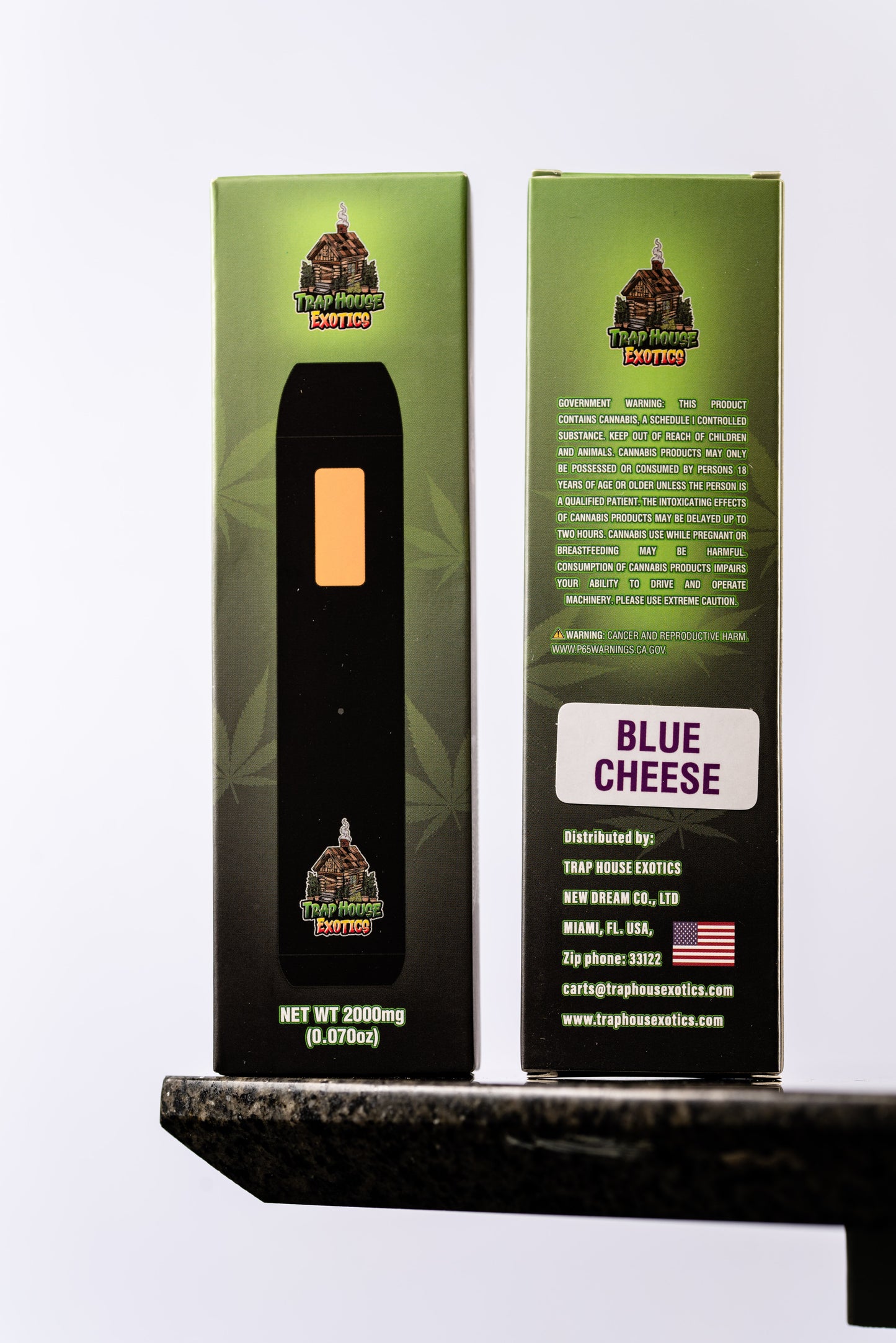 Trap House Exotics All-in-One Disposable 2000mg Delta 8 Vapes - Bittchaser Smoke Shop