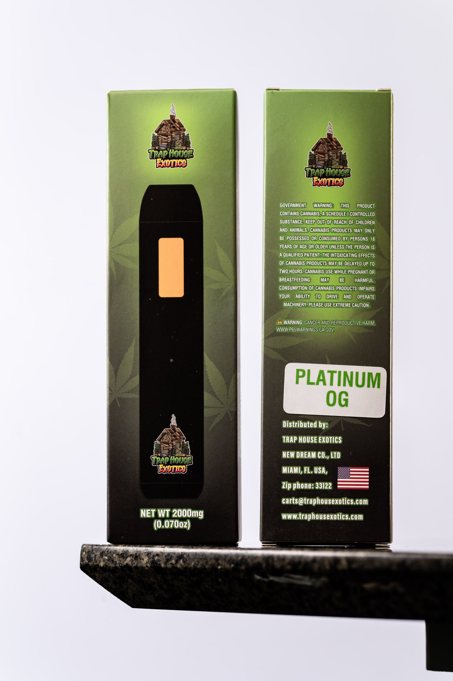 Trap House Exotics All-in-One Disposable 2000mg Delta 8 Vapes - Bittchaser Smoke Shop