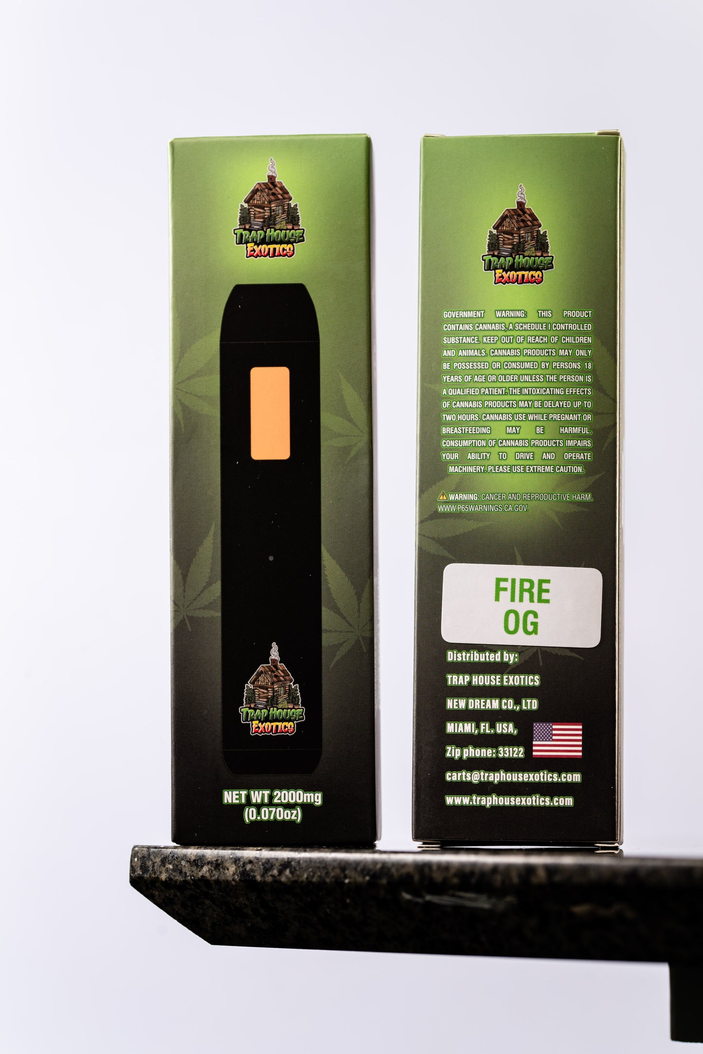 Trap House Exotics All-in-One Disposable 2000mg Delta 8 Vapes - Bittchaser Smoke Shop