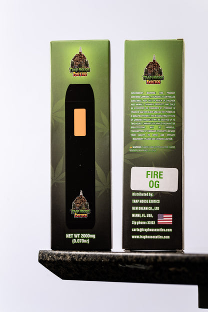 Trap House Exotics All-in-One Disposable 2000mg Delta 8 Vapes - Bittchaser Smoke Shop