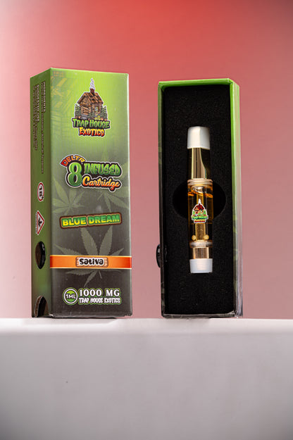 Trap House Exotics STVA 1000mg  Delta-8 1g THC Vape Cartridges