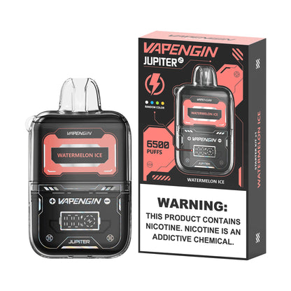 Vapengin 6500 Puffs 50mg Disposable Vape - Watermelon Ice Flavour - Bittchaser