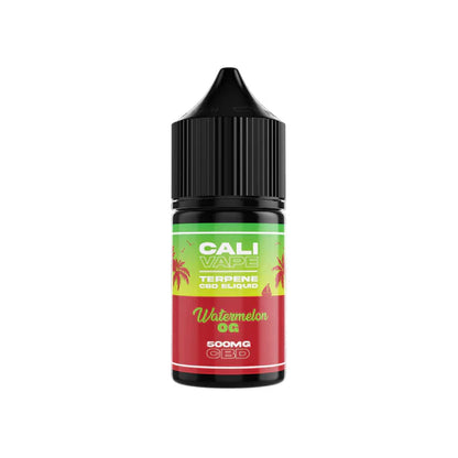 CALI VAPE 500mg Broad Spectrum CBD E-liquid 10ml (60PG/40VG) - Bittchaser Smoke Shop