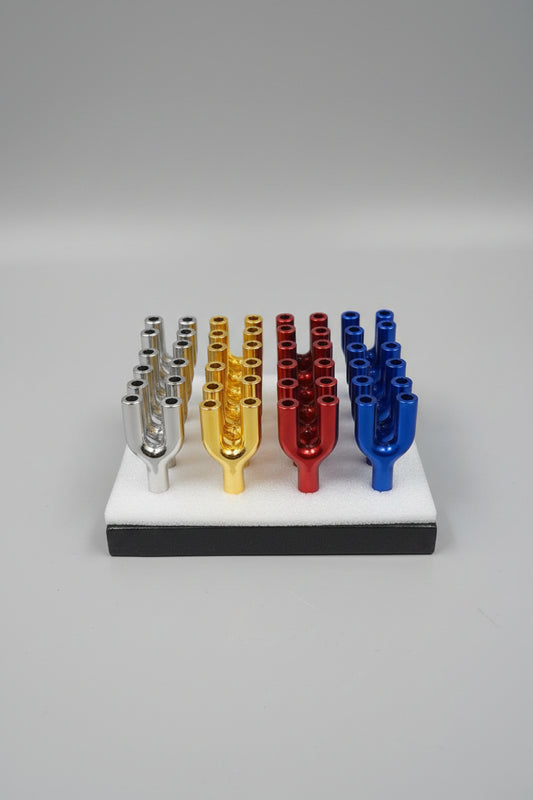 Y-Shaped Double-Hole Snuff Nose Snorter - Bittchaser Smoke Shop