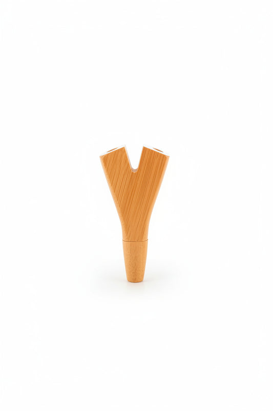 Double Barrel Wooden Joint Holder - Bittchaser Smoke Shop