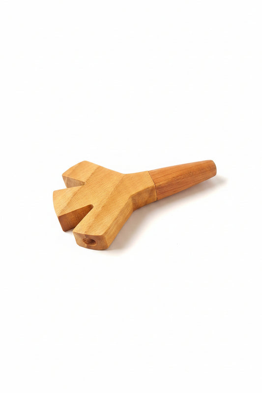 Triple Barrel Wooden Joint Holder - Bittchaser Smoke Shop