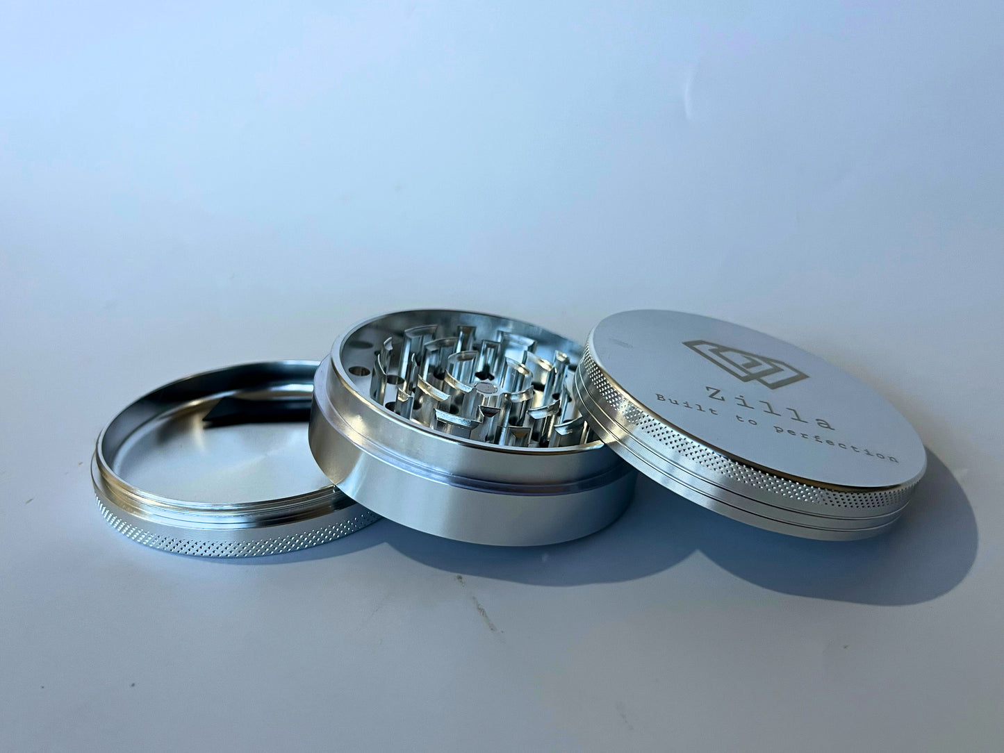 Zilla 75mm (Large) Aluminium Metallic Alloy Herb Grinders