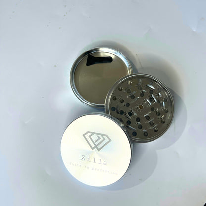 Zilla 75mm (Large) Aluminium Metallic Alloy Herb Grinders