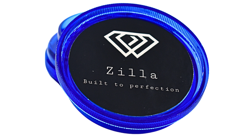 Zilla Blue Plastic Grinder(2 Layer-Small)