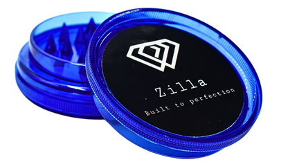 Zilla Blue Plastic Grinder(2 Layer-Small) - Bittchaser