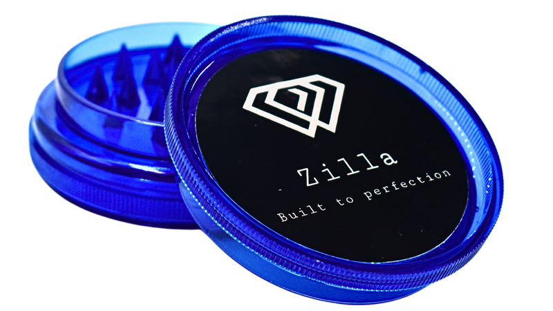 Zilla Blue Plastic Grinder(2 Layer-Small)