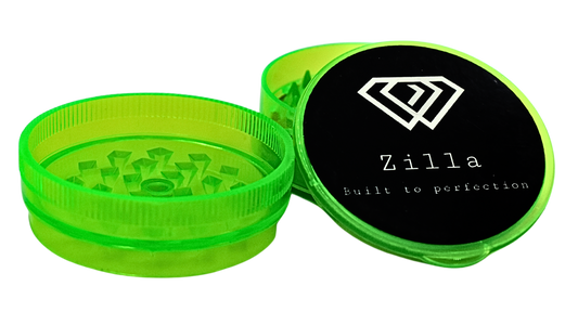 Zilla Green Plastic Grinder(3 Layer-Large)